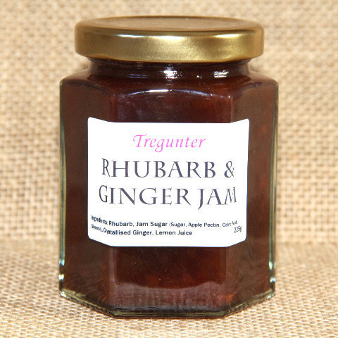 Rhubarb & Ginger Jam — handmade by Tregunter in Coventry